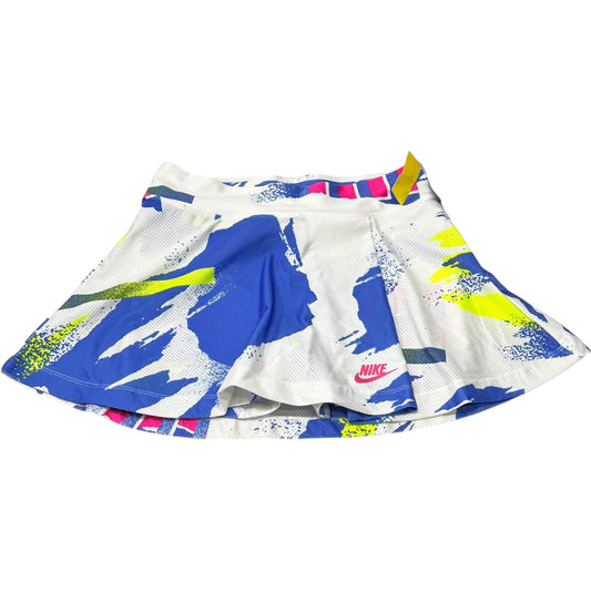 Athletic Skort By Nike Apparel In Blue & White, Size: S