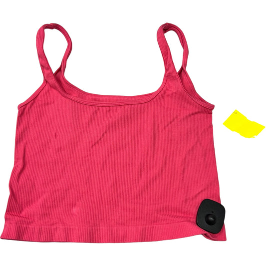 Athletic Tank Top By OQQ In Pink, Size: L