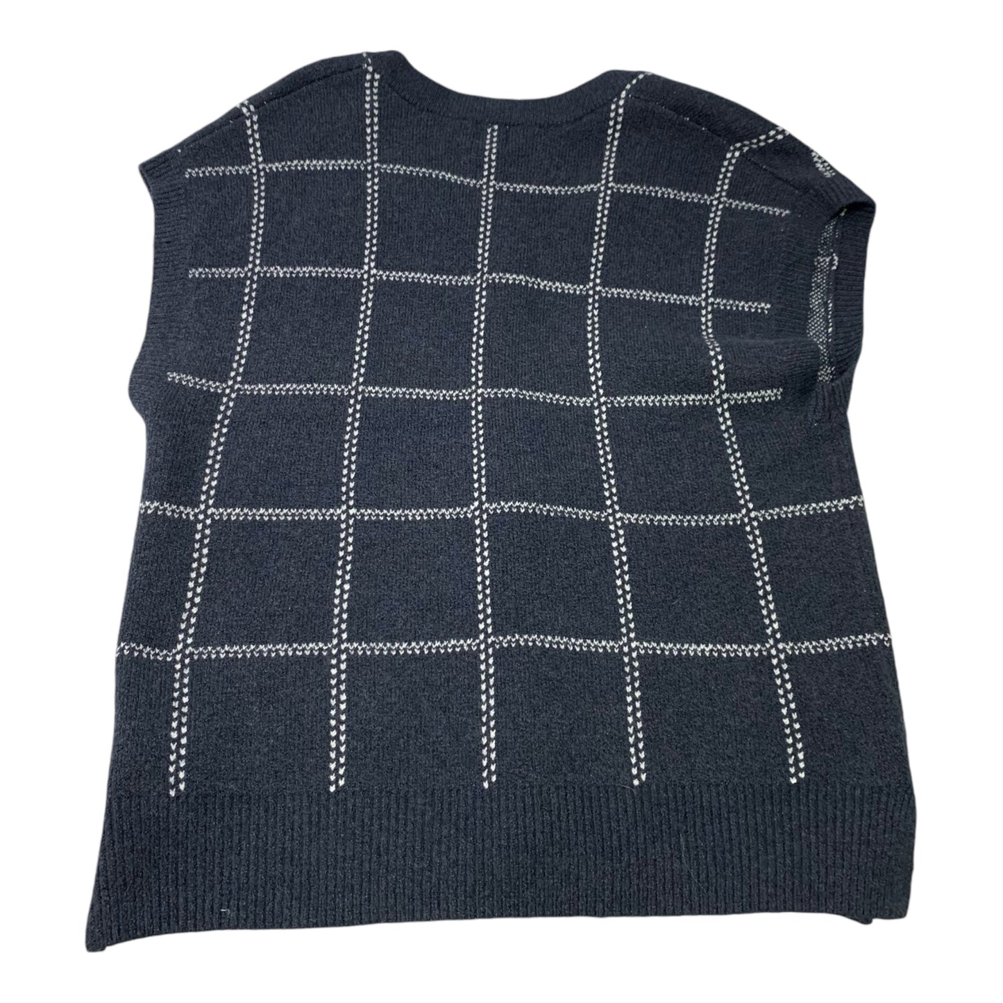 Vest Sweater By A New Day In Blue & White, Size: L