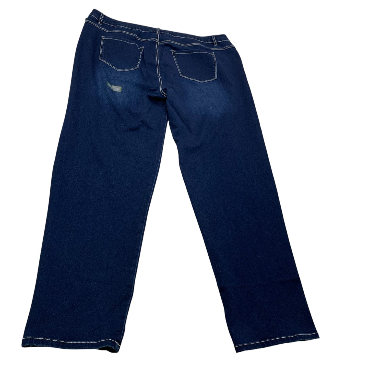 Jeans Straight By Avenue In Blue Denim, Size: 20