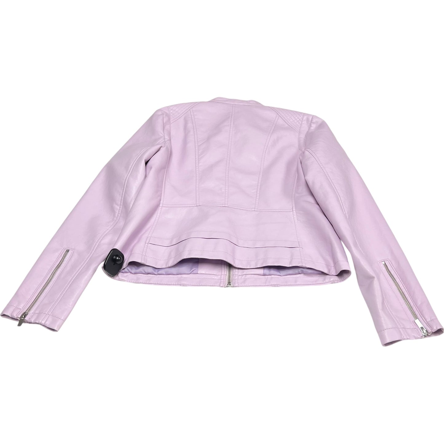 Jacket Moto By New York And Co In Purple, Size: S