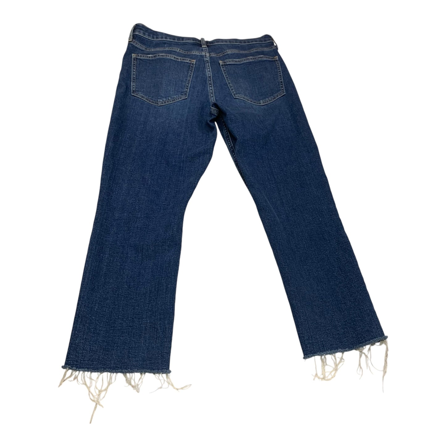 Jeans Straight By Gap In Blue Denim, Size: 10petite