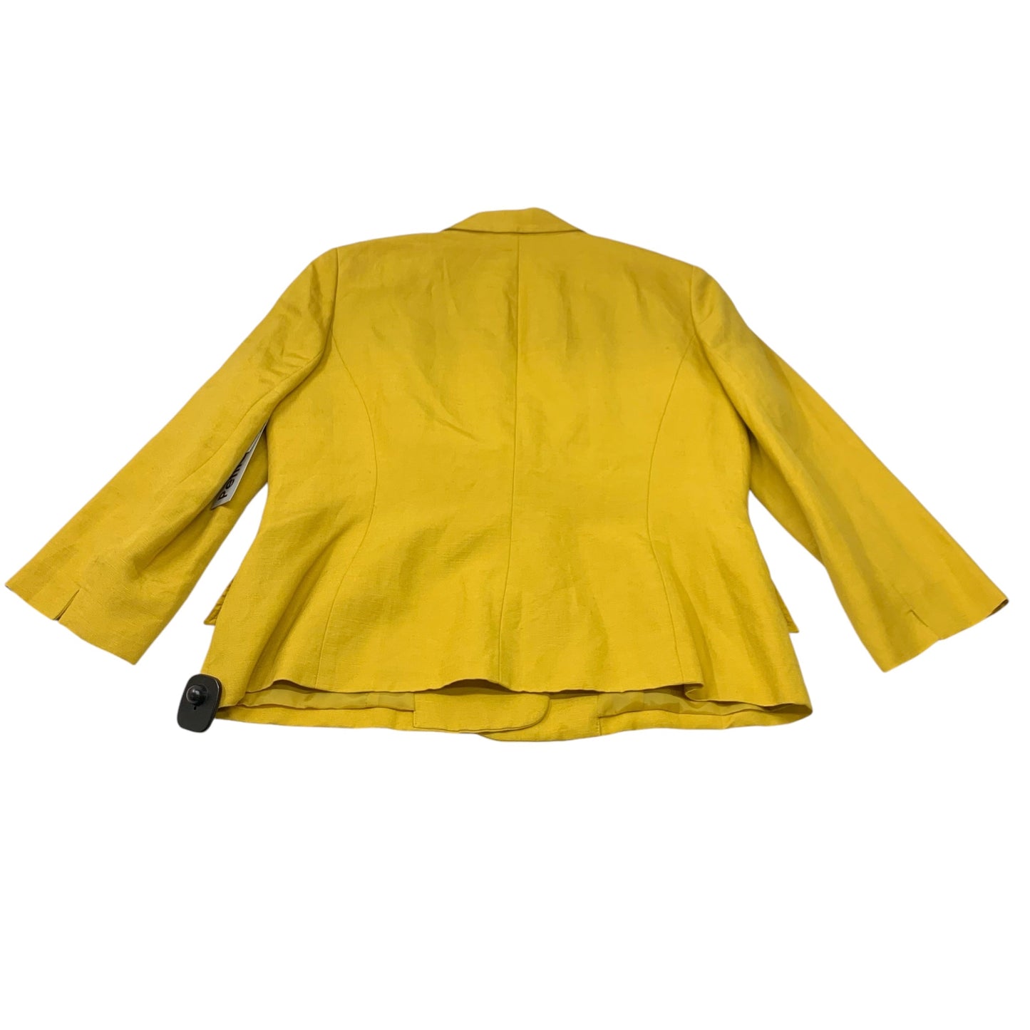 Blazer By Kasper In Yellow, Size: Petite L