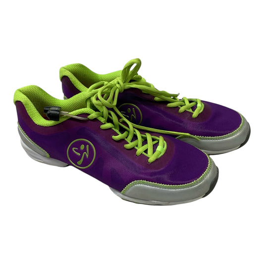 Shoes Athletic By Zumba In Purple, Size: 10