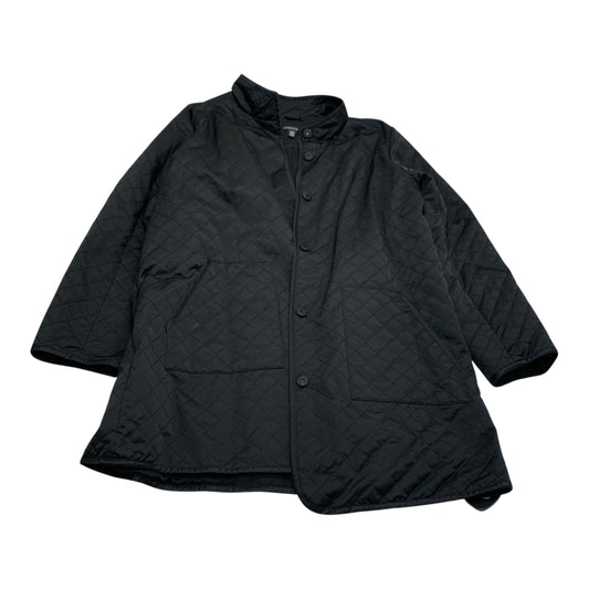 Coat Puffer & Quilted By Eileen Fisher In Black, Size: L