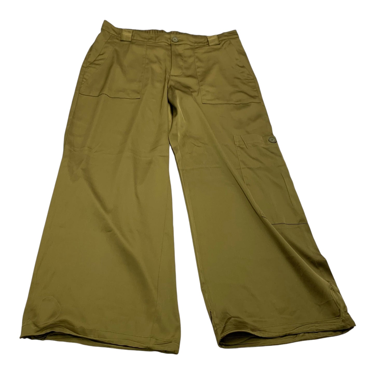 Pants Wide Leg By Old Navy In Green, Size: L