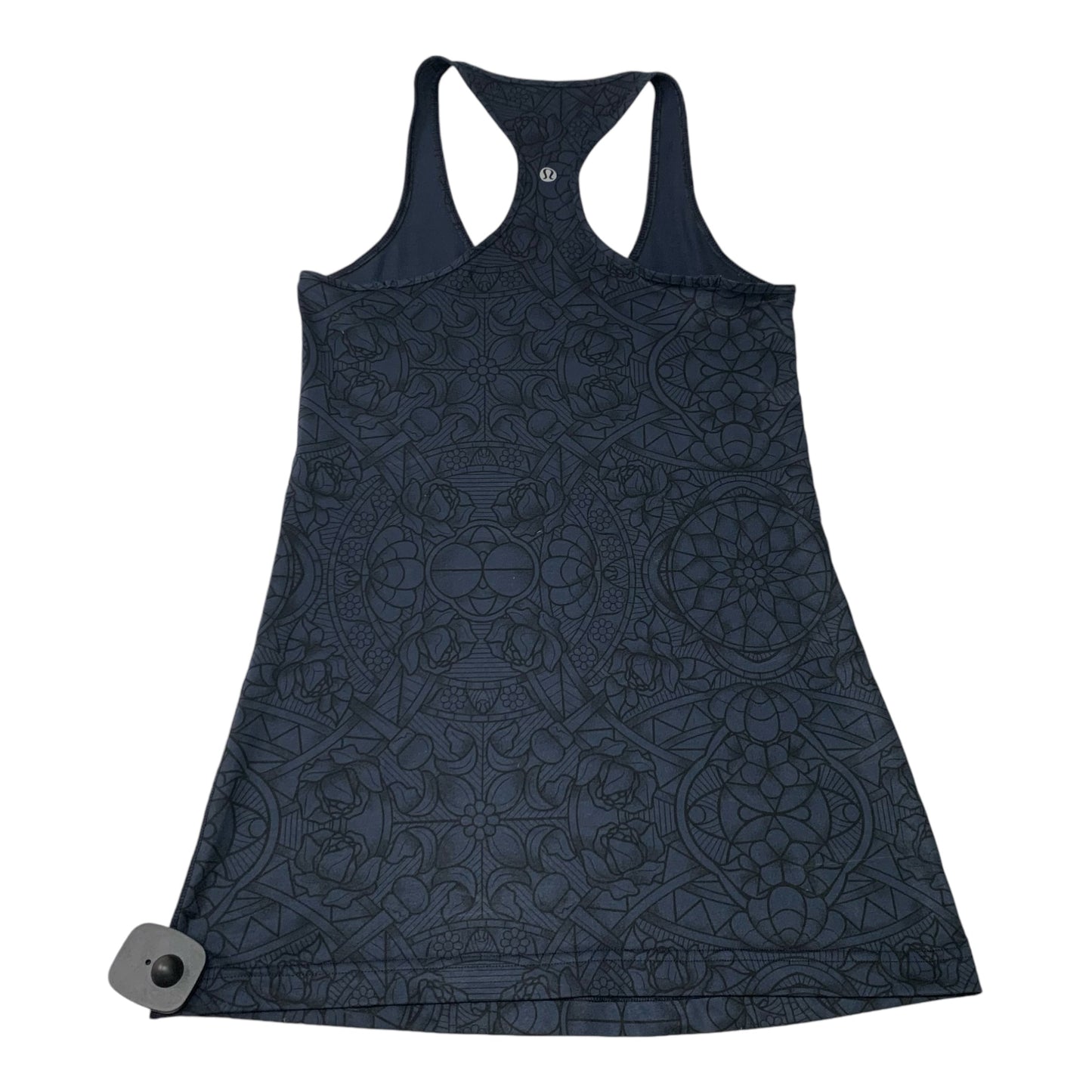 Athletic Tank Top By Lululemon In Black & Blue, Size: M