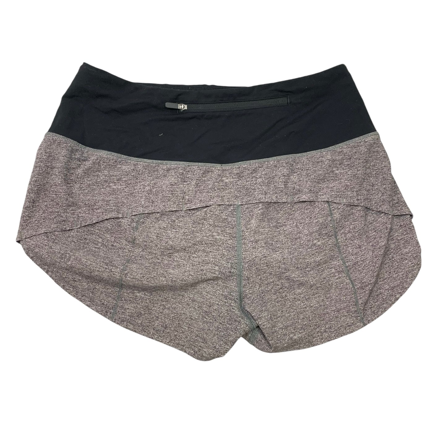 Athletic Shorts By Lululemon In Black & Grey, Size: Small