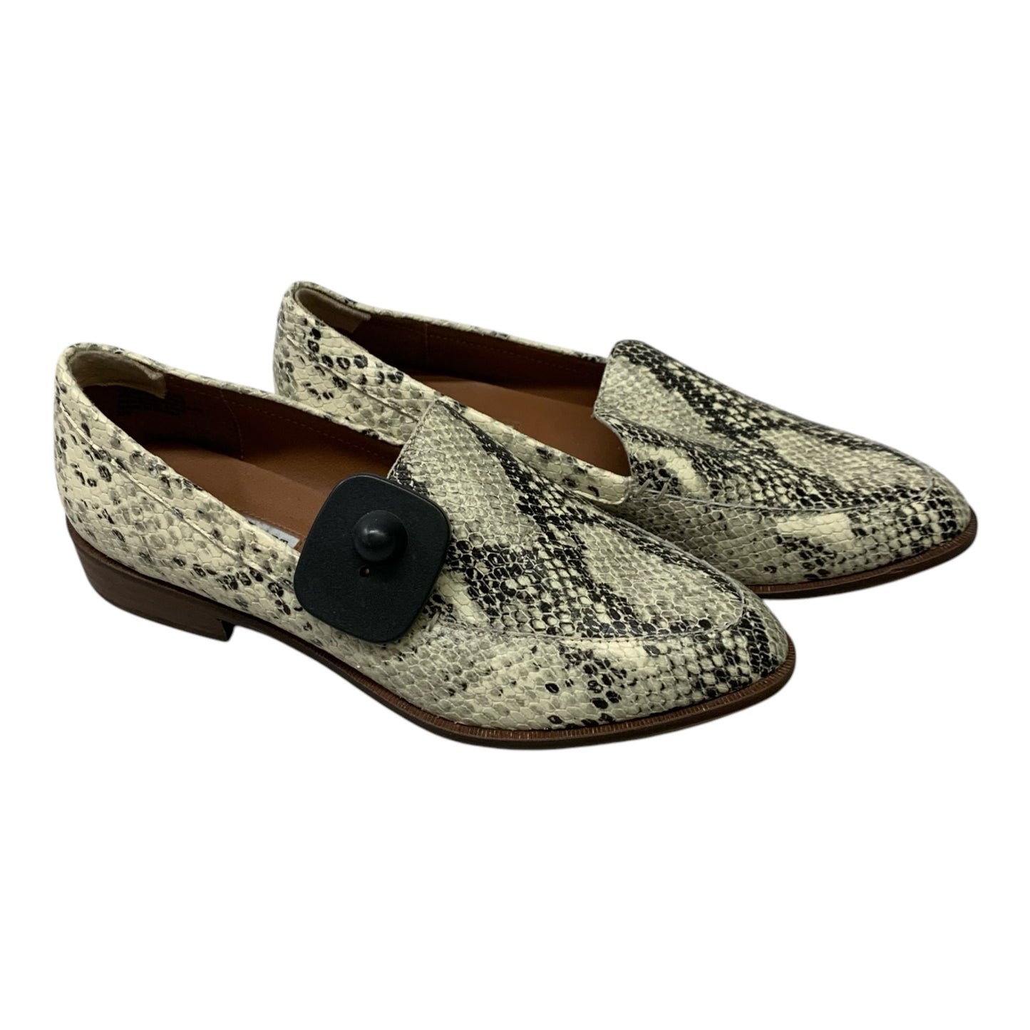 Shoes Heels Block By Chelsea And Violet In Snakeskin Print, Size: 6.5