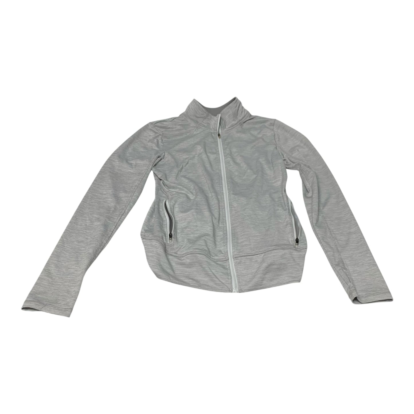 Athletic Jacket By Champion In Grey, Size: S