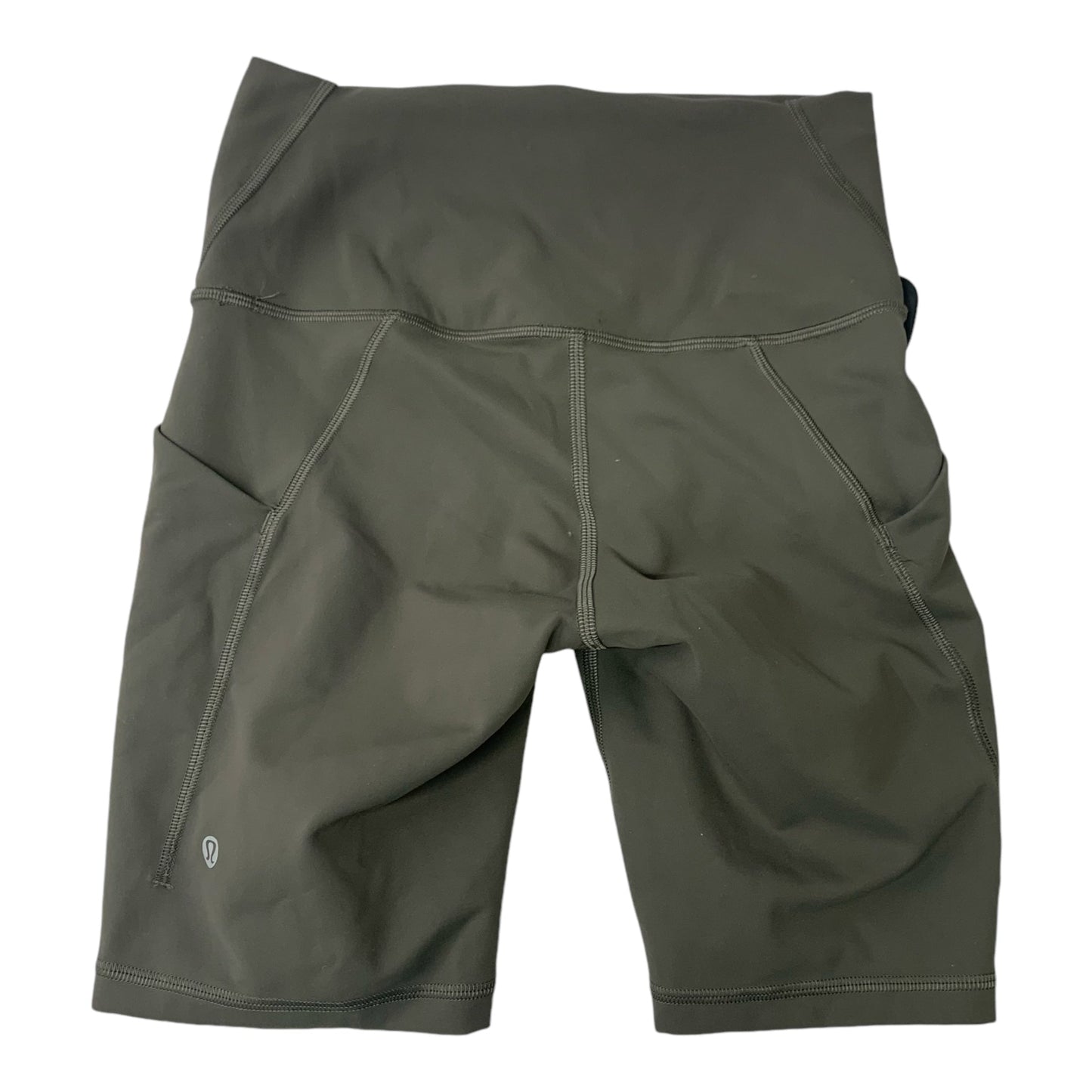 Athletic Shorts By Lululemon In Green, Size: S