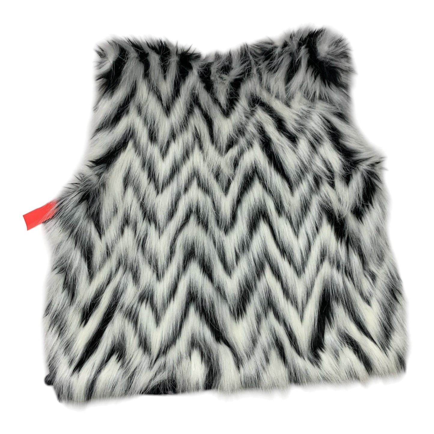 Vest Faux Fur & Sherpa By Michael By Michael Kors In Black & White, Size: Xs