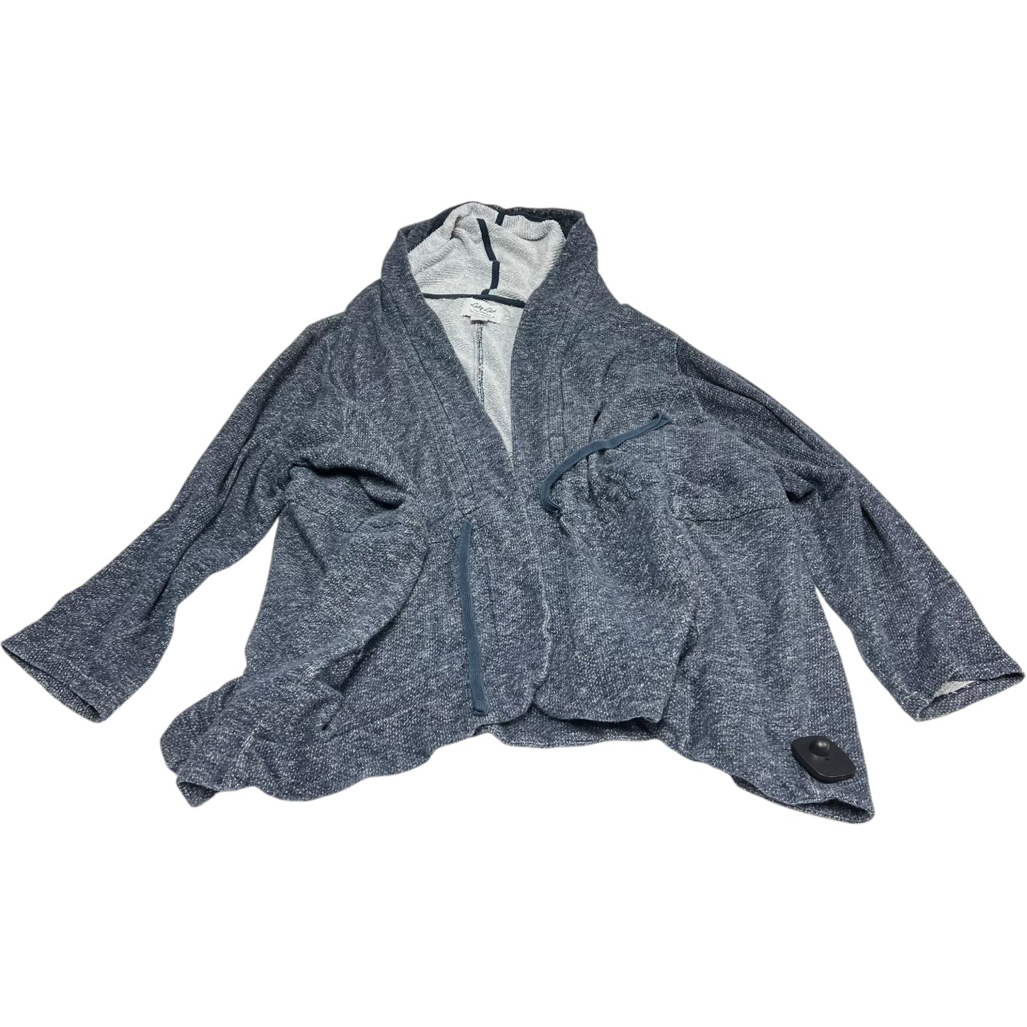 Sweater Cardigan By Lucky Brand In Blue, Size: 3x