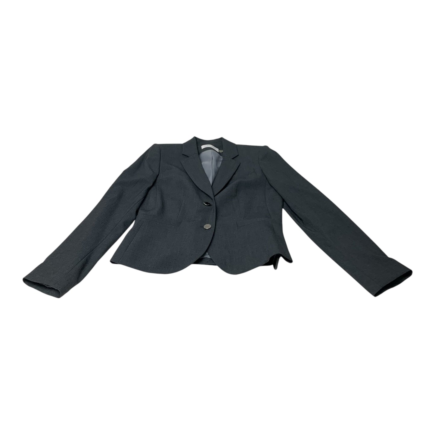 Blazer By Calvin Klein In Grey, Size: Mp