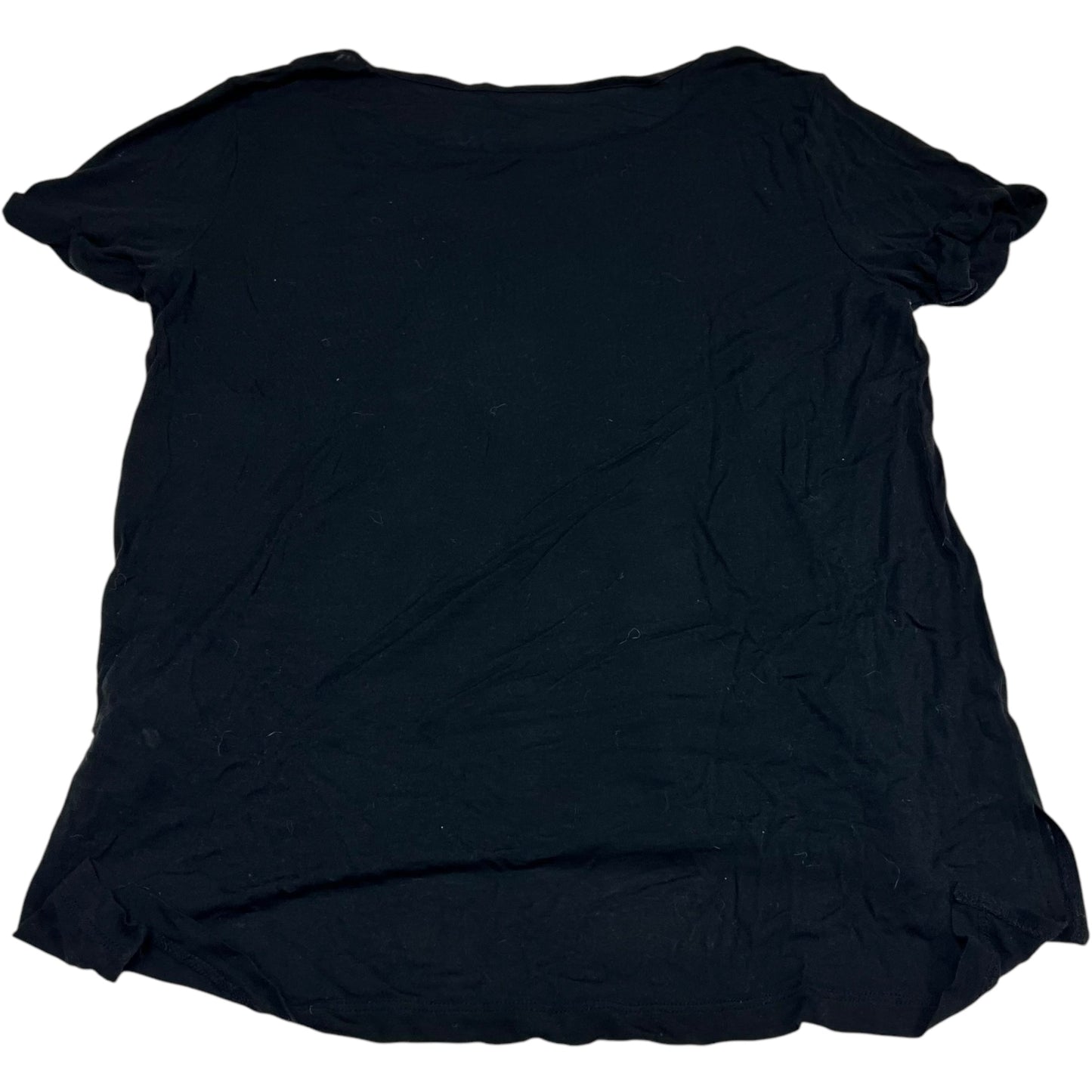 Top Short Sleeve By New York And Co In Black, Size: L