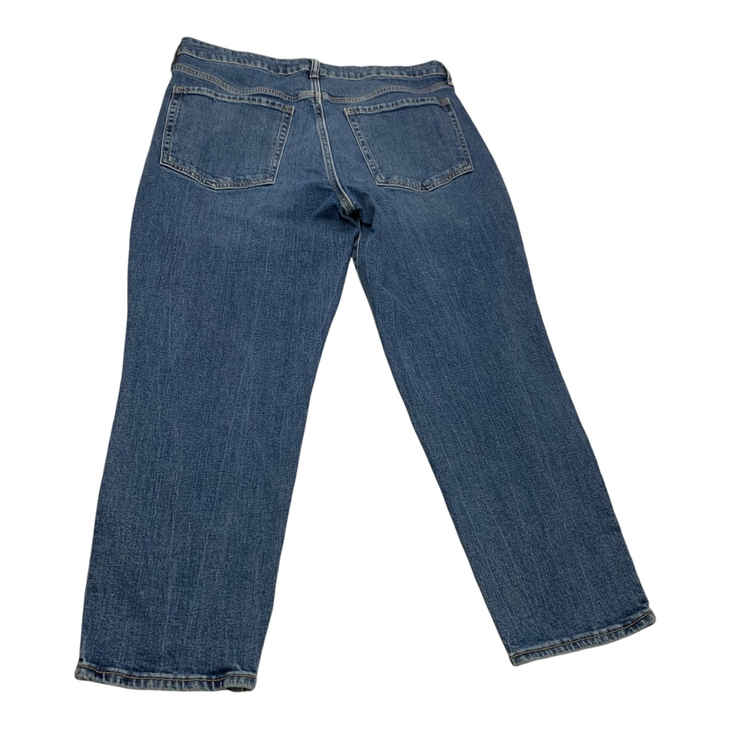 Jeans Straight By Old Navy In Blue Denim, Size: 14p