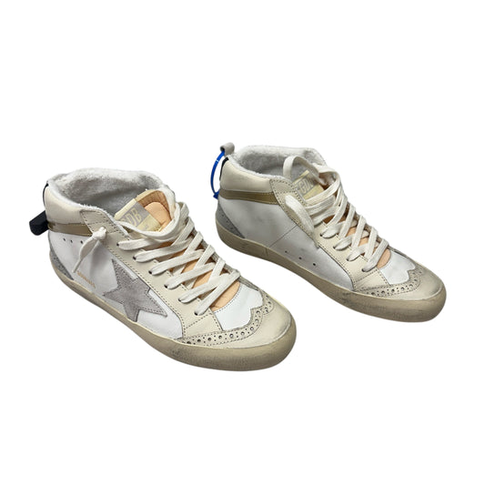 Shoes Luxury Designer By Golden Goose In Cream, Size: 6