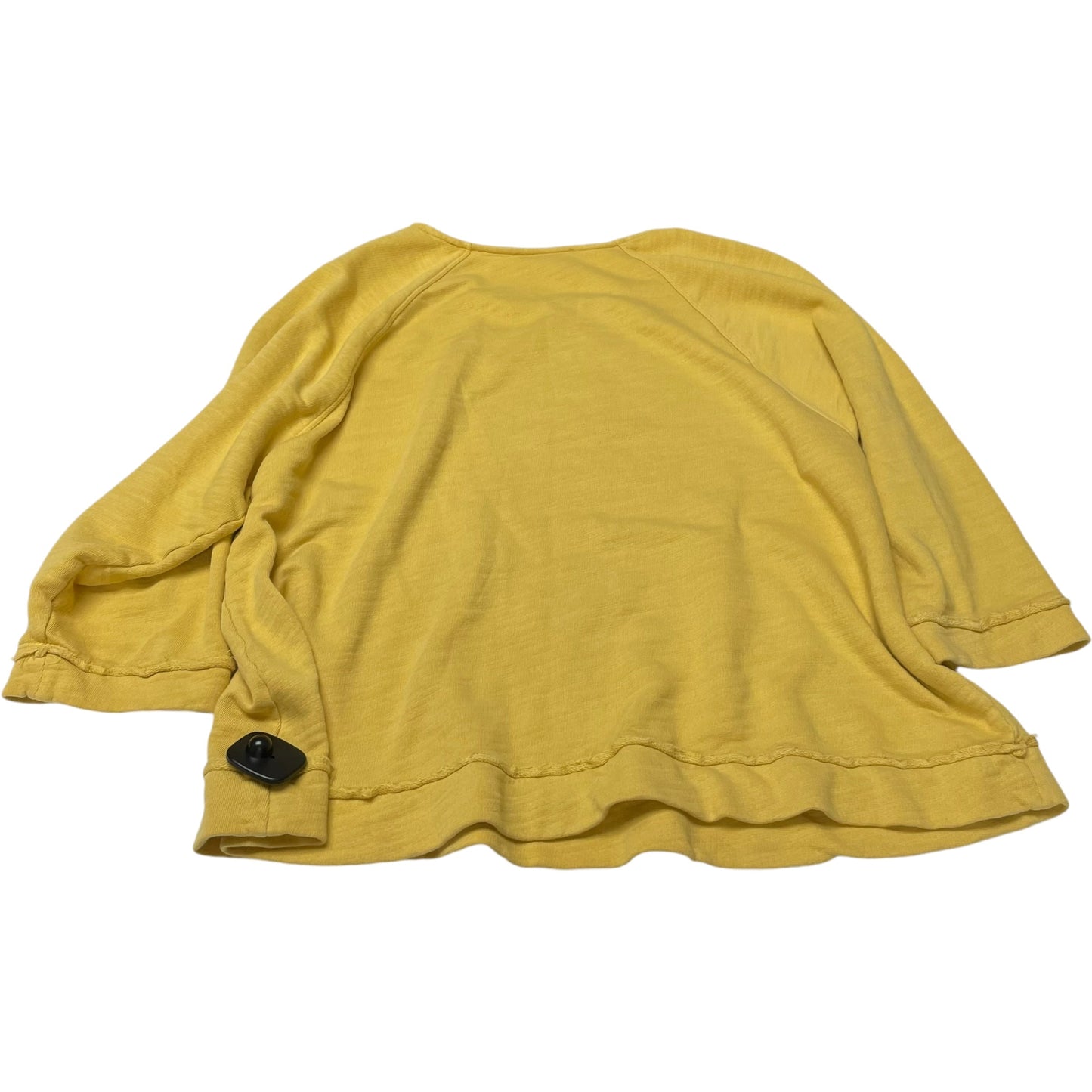 Top Long Sleeve Basic By J. Jill In Yellow, Size: Xl