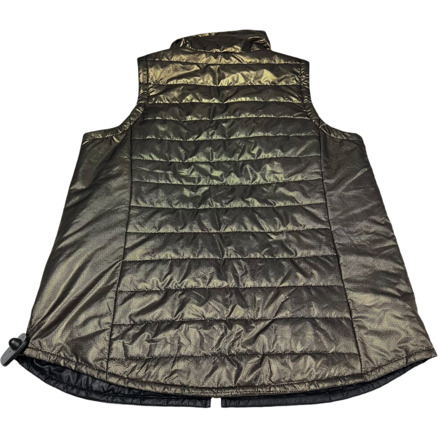 Vest Puffer & Quilted By Chicos In Gold, Size: M