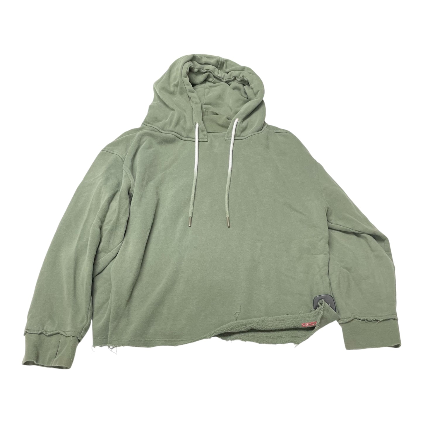 Sweatshirt Hoodie By Peace Love World In Green, Size: L