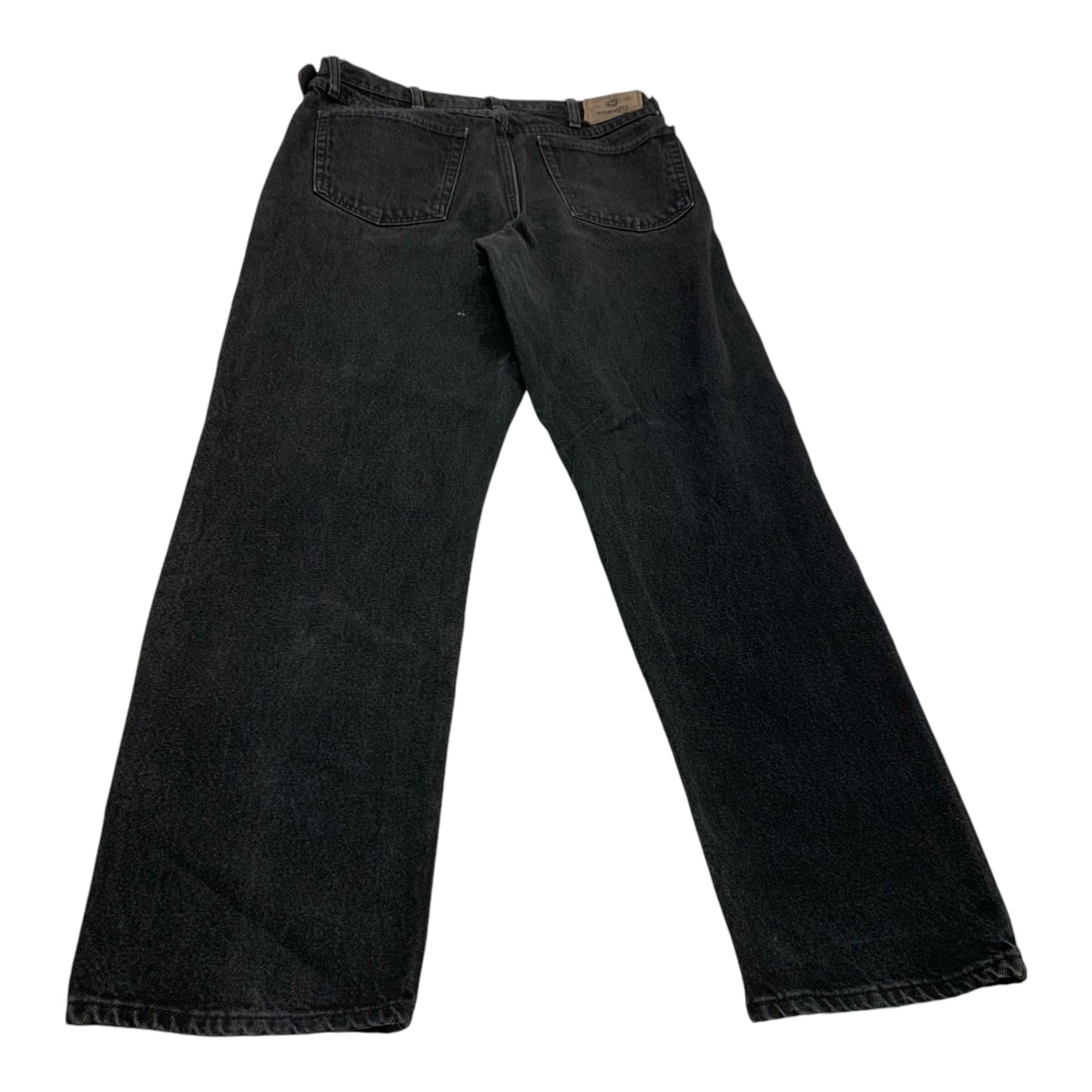 Jeans Wide Leg By Levis In Black Denim, Size: 18