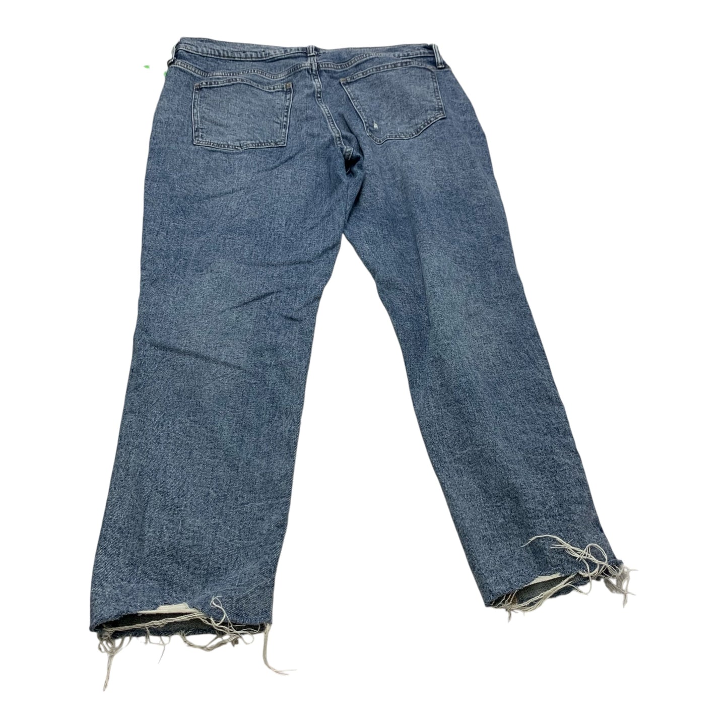 Jeans Straight By Gap In Blue Denim, Size: 14