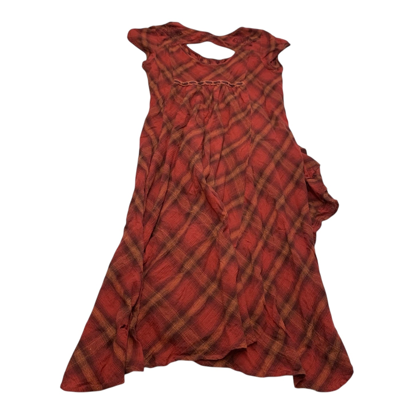 Dress Casual Midi By Free People In Red, Size: Xs