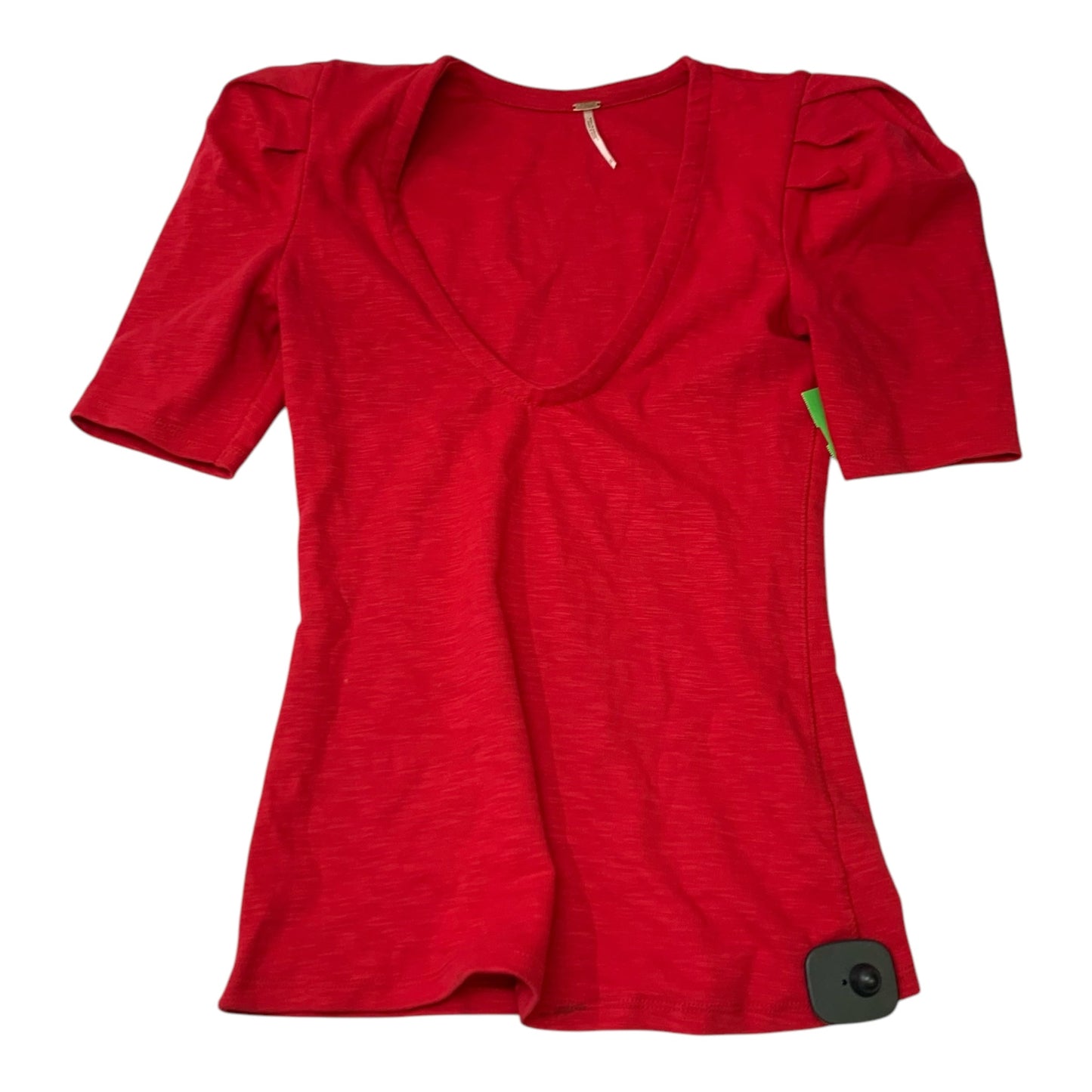 Top Short Sleeve By Free People In Red, Size: Xs