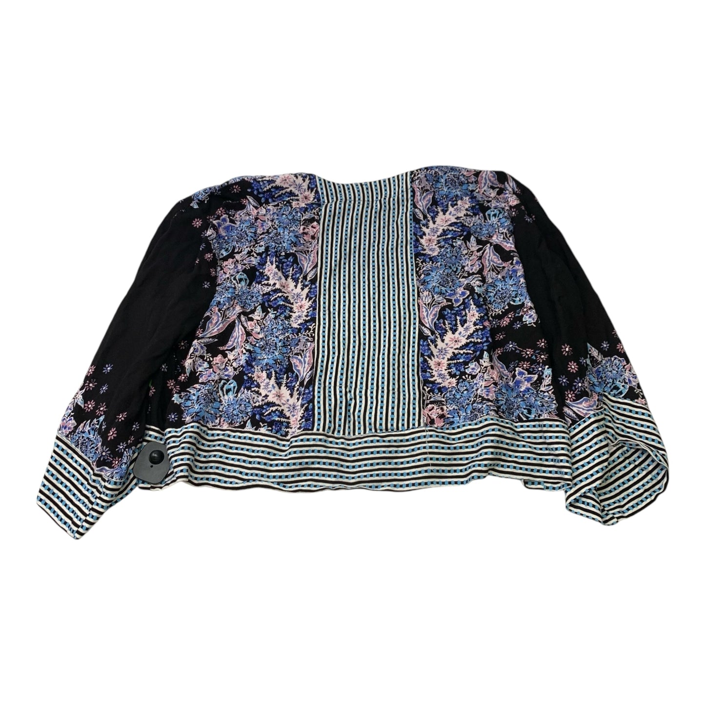 Top Long Sleeve By Free People In Black & Blue, Size: S