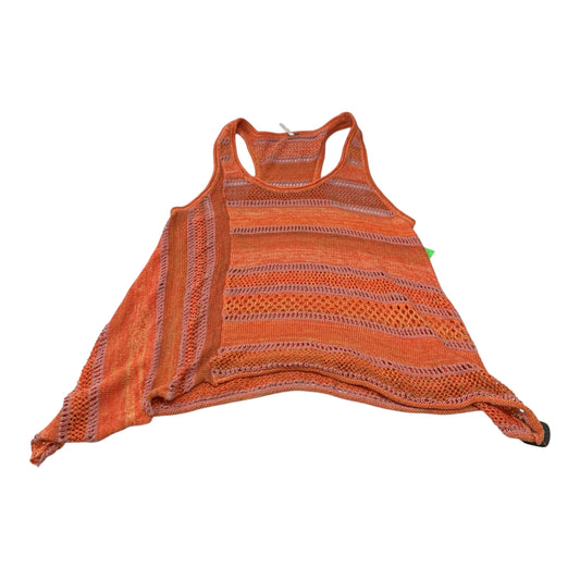 Tunic Sleeveless By Free People In Orange, Size: S