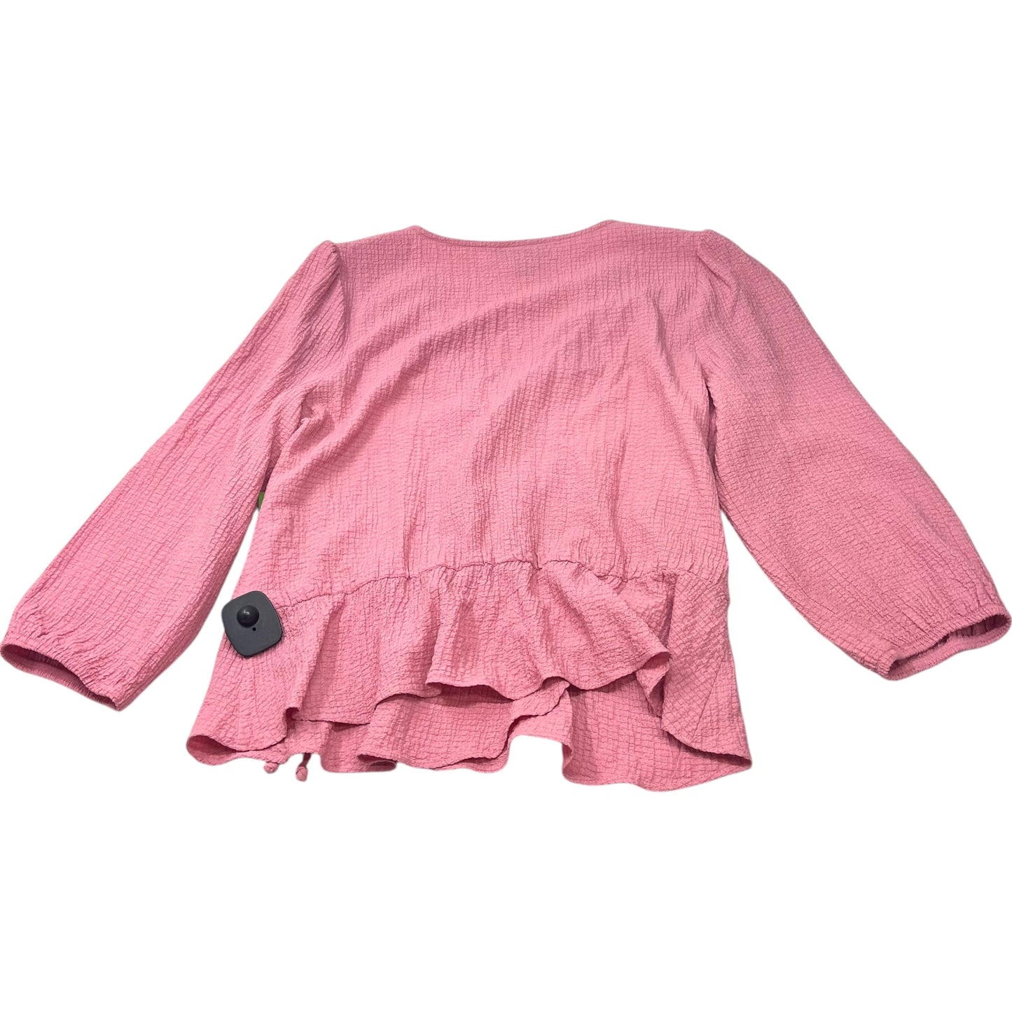 Top Long Sleeve By A Byer In Pink, Size: Xl