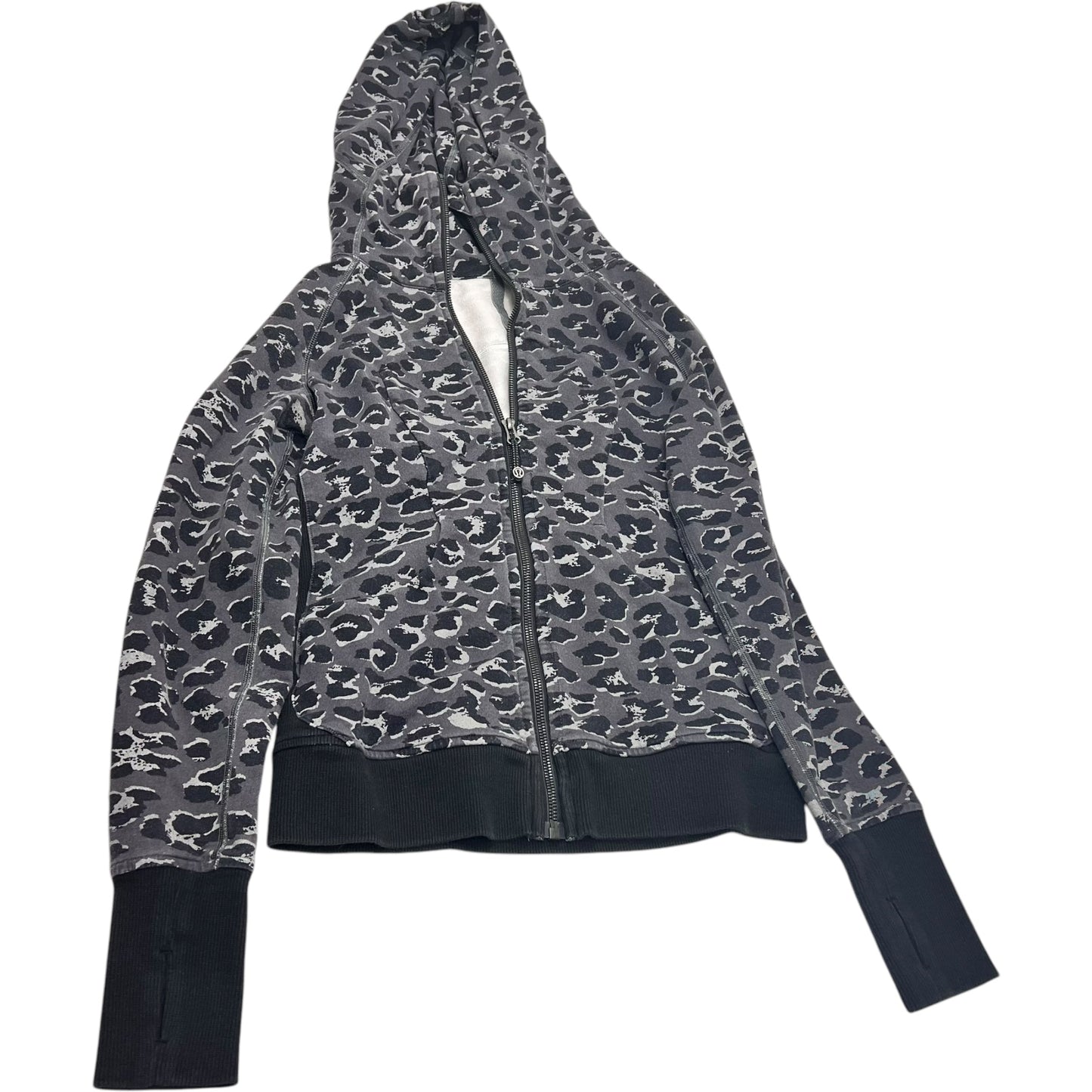 Athletic Jacket By Lululemon In Animal Print, Size: S