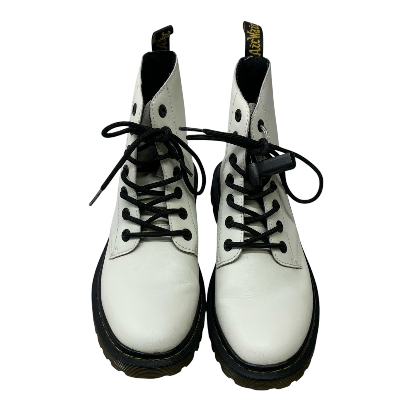 Boots Combat By Dr Martens In White, Size: 8