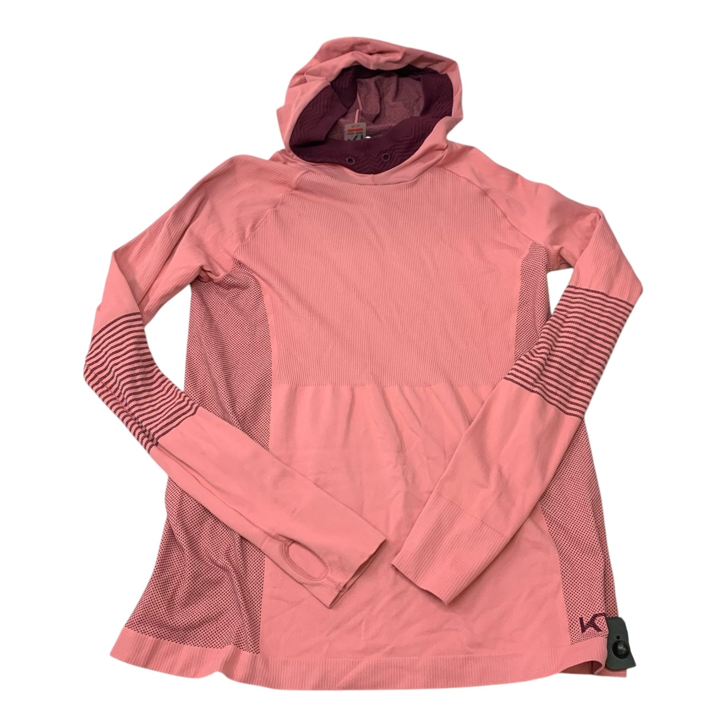 Athletic Top Long Sleeve Hoodie By Kari Traa In Pink, Size: Xl