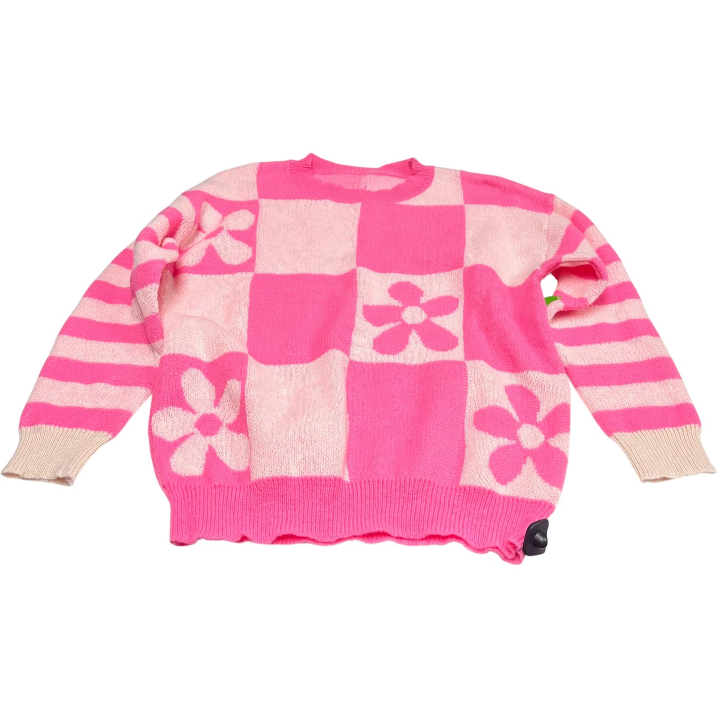 Sweater By Clothes Mentor In Pink, Size: L