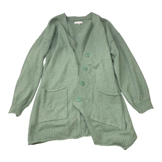 Sweater Cardigan By Lc Lauren Conrad In Green, Size: M