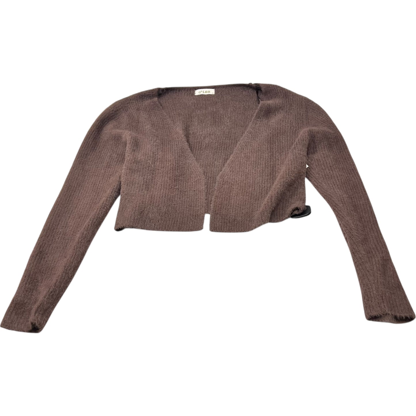 Sweater Cardigan By Cisa In Brown, Size: L