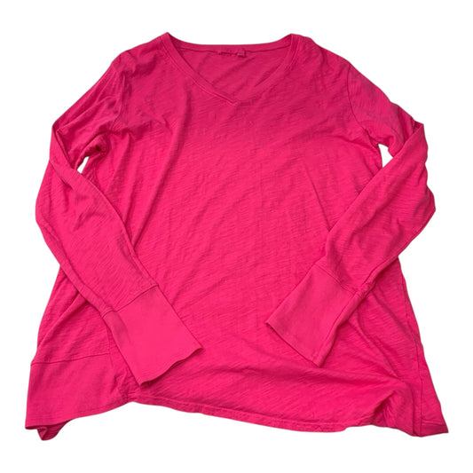 Tunic Long Sleeve By Fresh Produce In Pink, Size: Xl