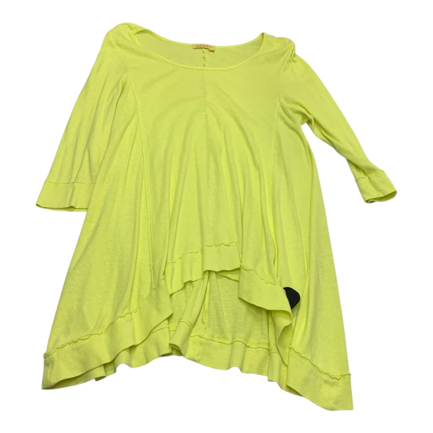 Tunic Long Sleeve By Fresh Produce In Yellow, Size: Osfm