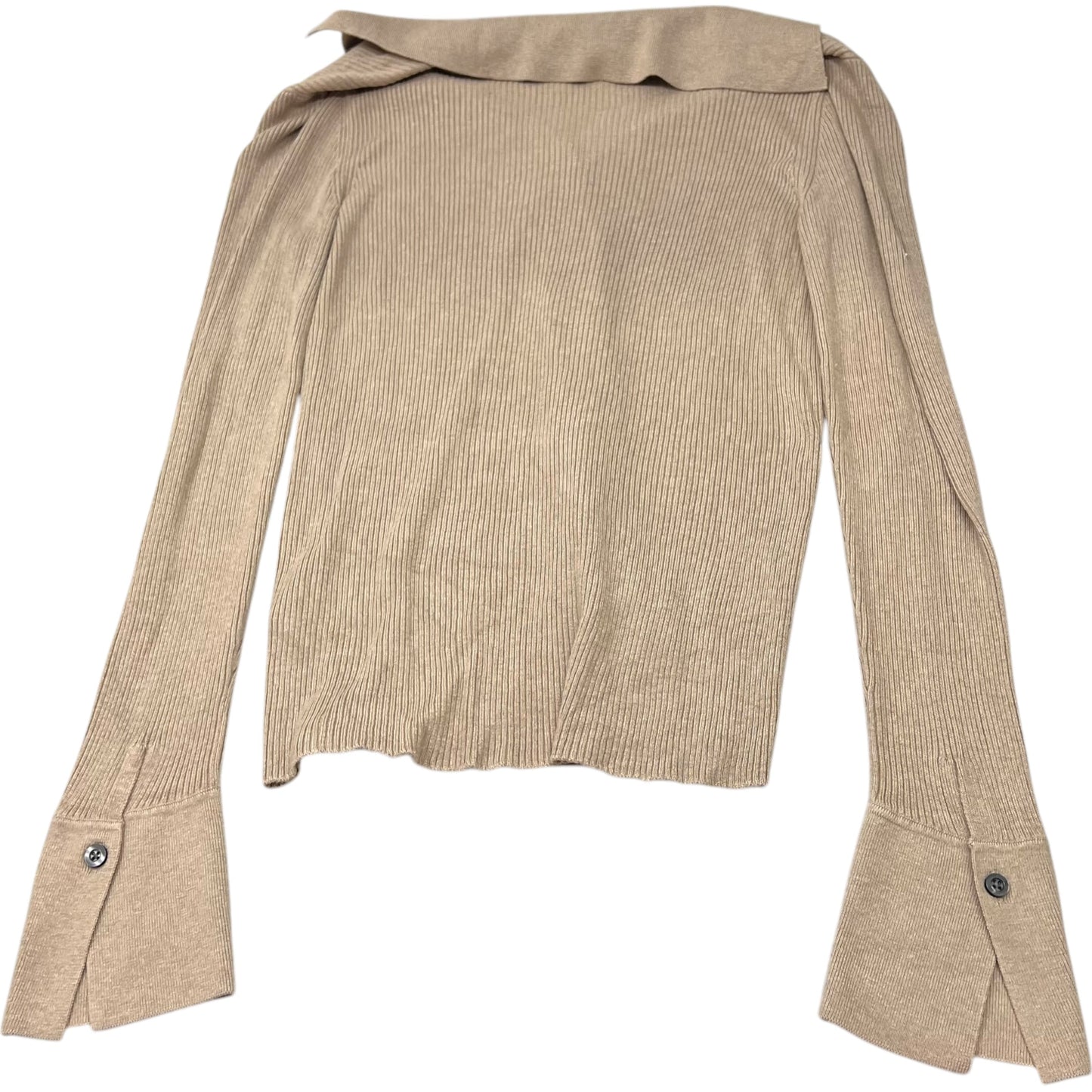 Cardigan By Banana Republic In Tan, Size: M