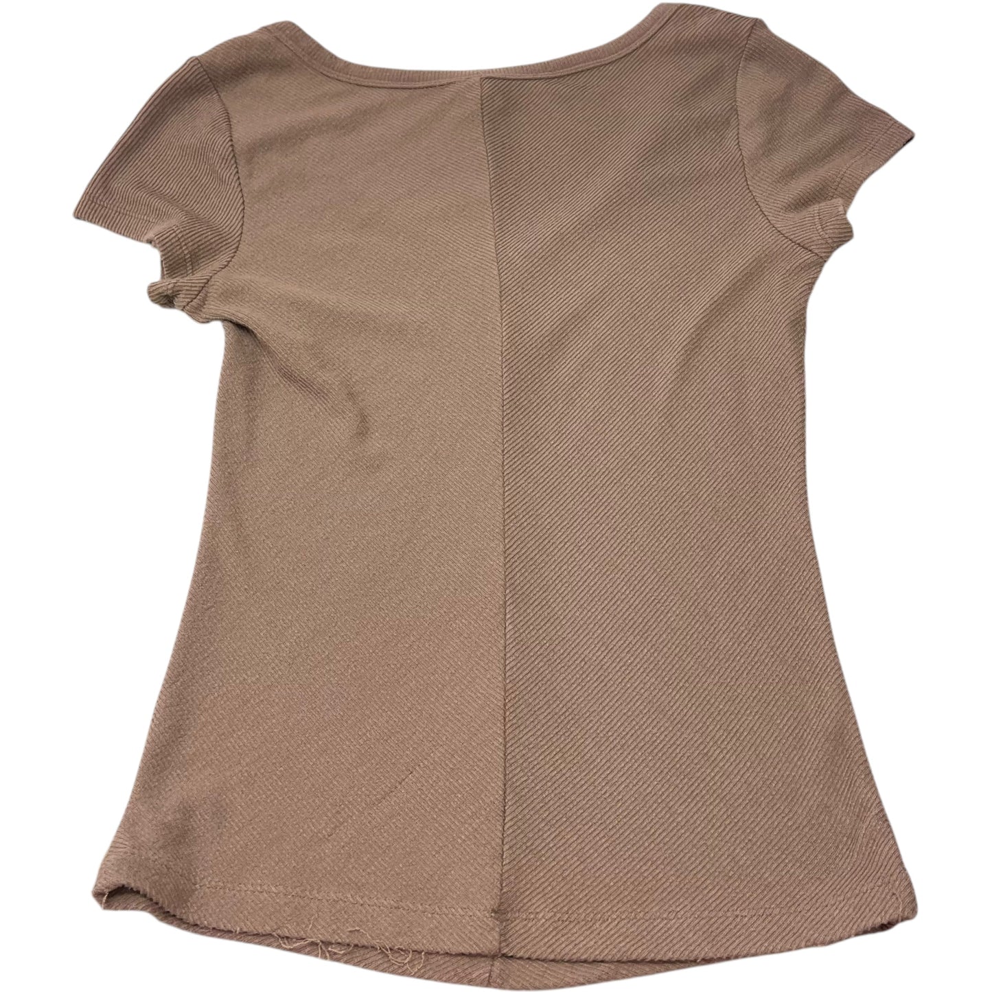 Top Short Sleeve Basic By Free People In Brown, Size: M