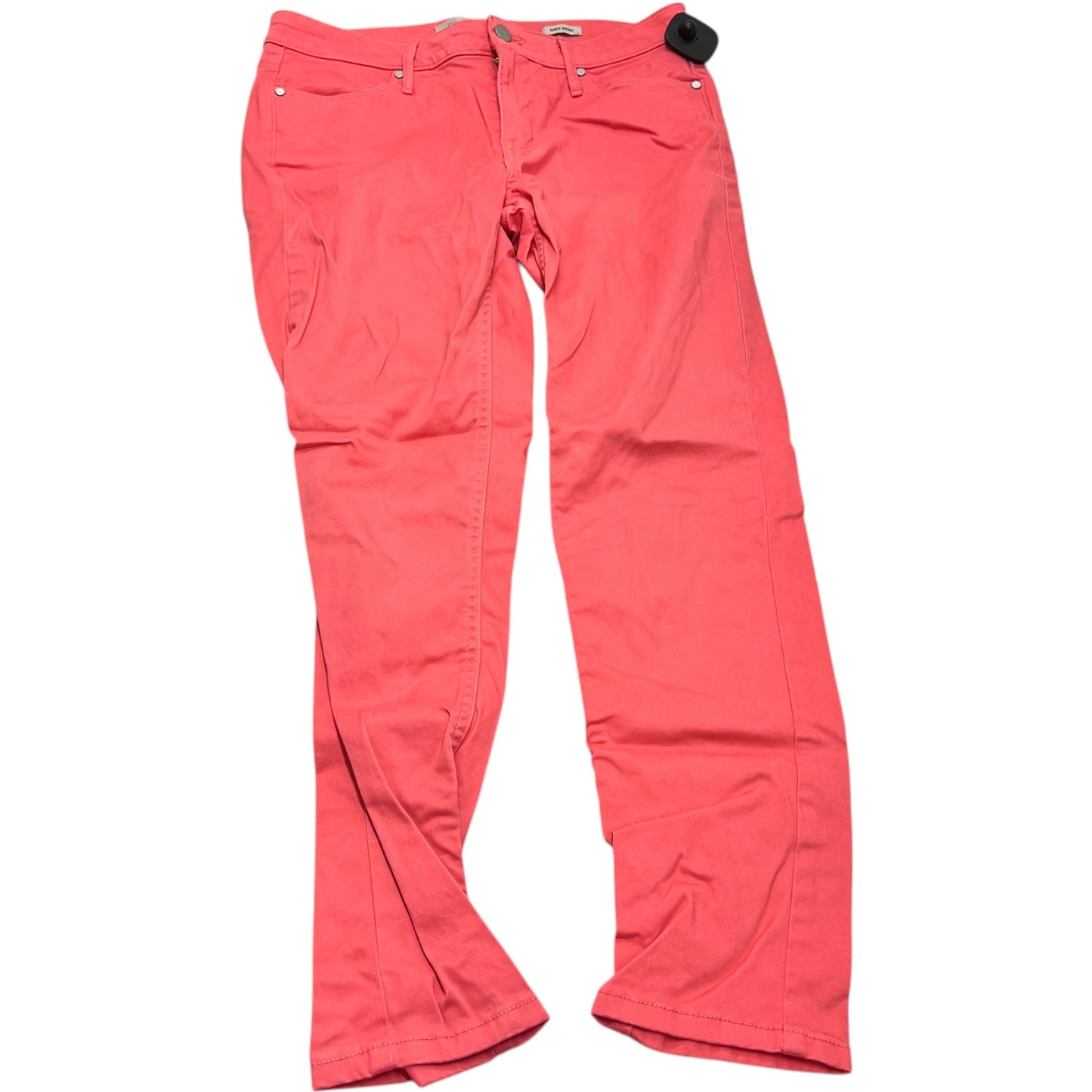 Jeans Skinny By Calvin Klein In Pink Denim, Size: 8