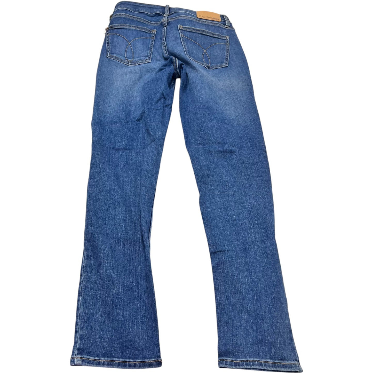 Jeans Skinny By Calvin Klein In Blue Denim, Size: 8