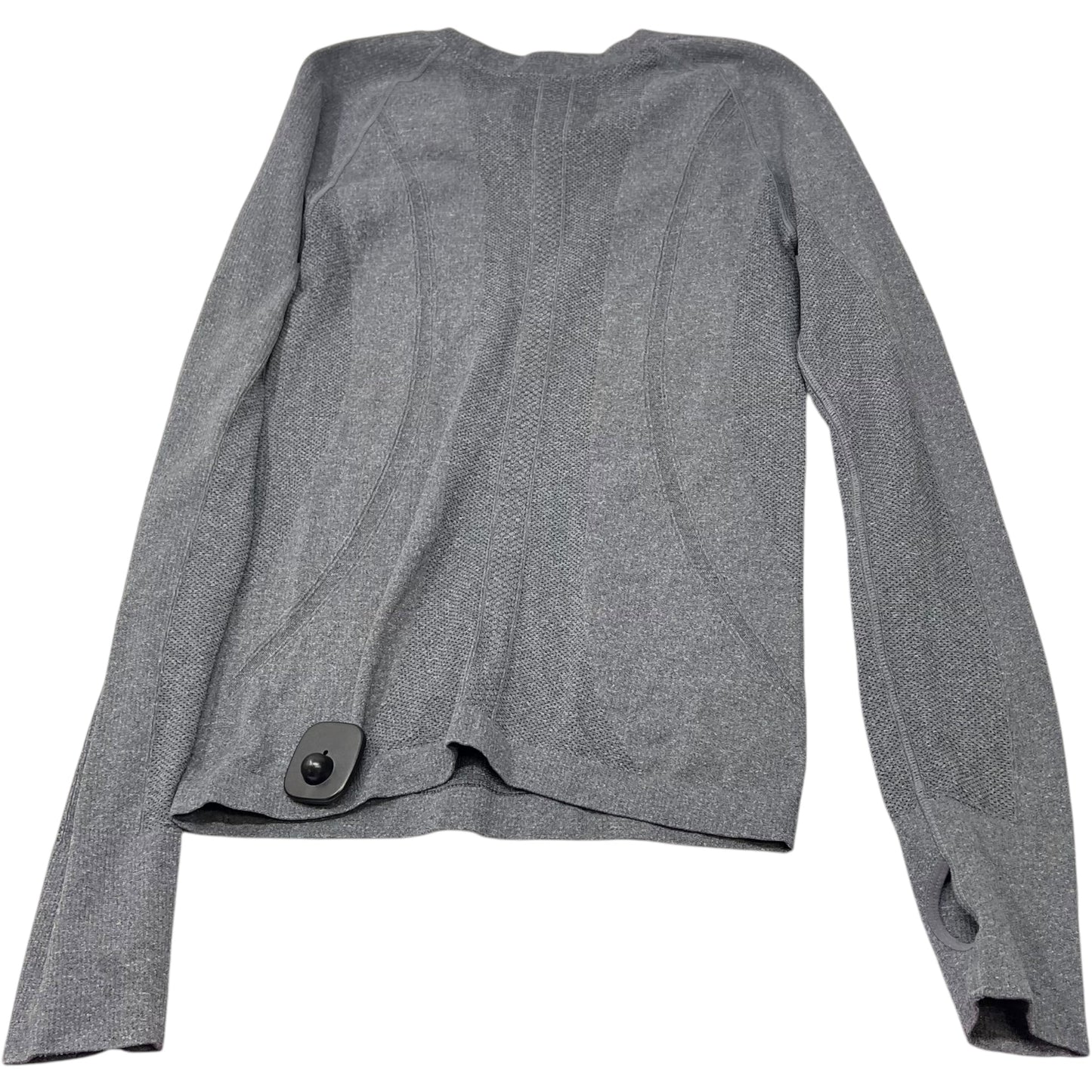 Athletic Top Long Sleeve Crewneck By Clothes Mentor In Grey, Size: M