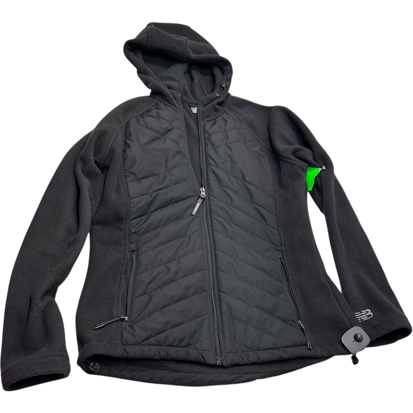 Jacket Fleece By New Balance In Black, Size: L