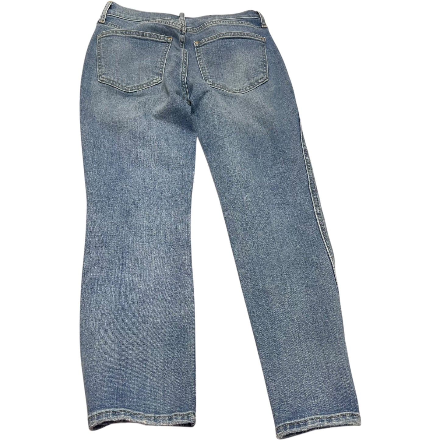 Jeans Straight By Gap In Blue Denim, Size: 2p