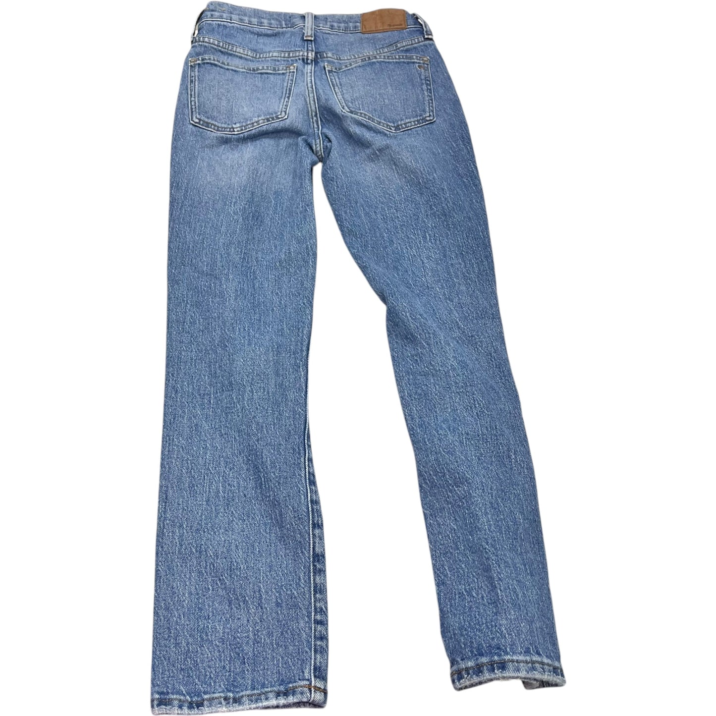 Jeans Straight By Madewell In Blue Denim, Size: 0