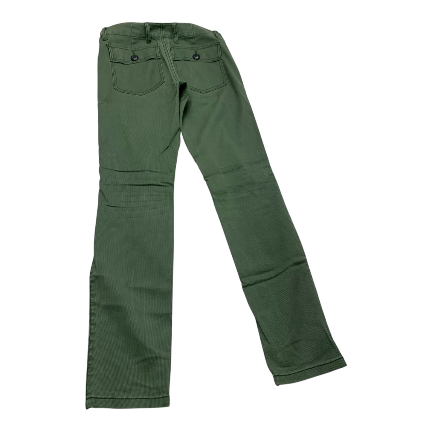 Jeans Straight By Cabi In Green Denim, Size: 0