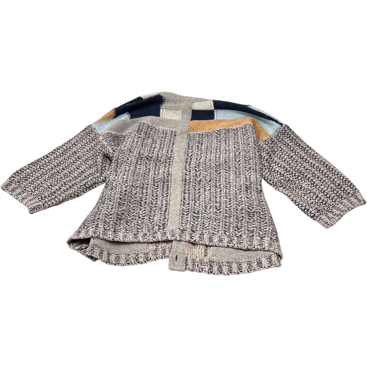 Sweater Cardigan By Sparrow In Grey, Size: M