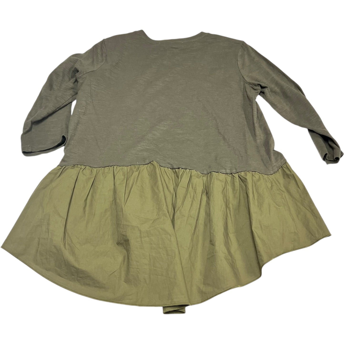 Top Long Sleeve By English Factory In Green, Size: M